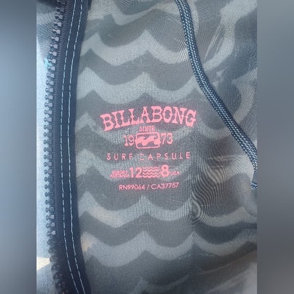 🌊🌴🌺Billabong Spring Fever Palms Cheeky Cut Springsuit Wetsuit 2/2mm Womens 8 - Picture 10 of 11